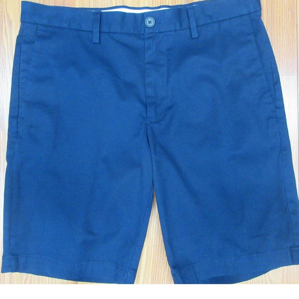 BANANA REPUBL AIDEN FIT SHORTS COTTON/SPANDEX NAVY BLUE Sz 32